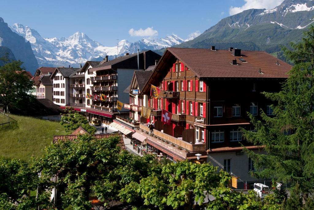 Swiss Lodge Hotel Bernerhof Wengen Eksteriør bilde
