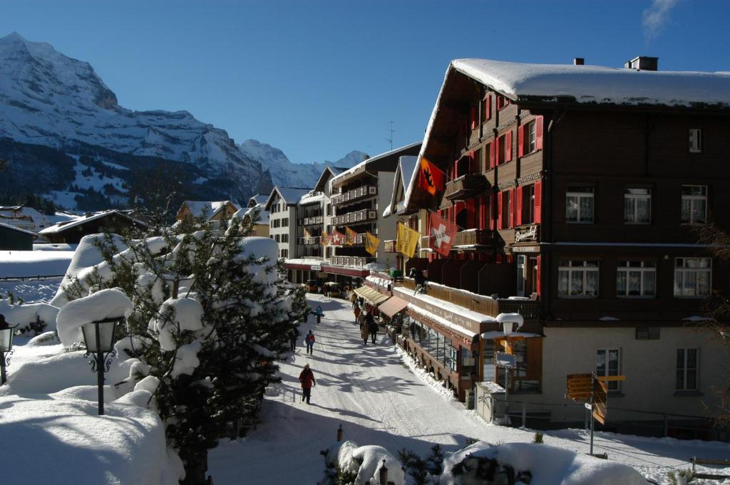 Swiss Lodge Hotel Bernerhof Wengen Eksteriør bilde