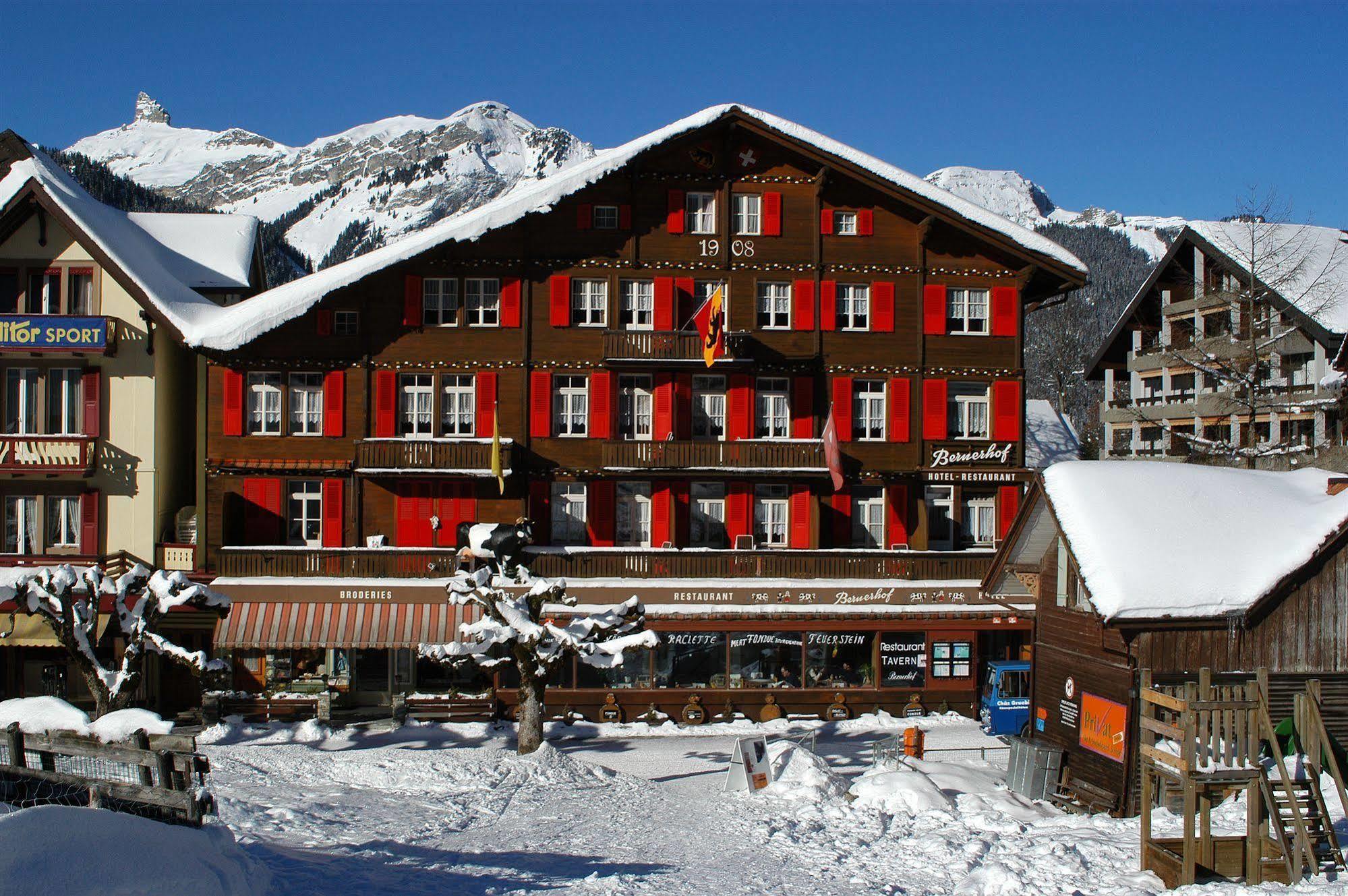Swiss Lodge Hotel Bernerhof Wengen Eksteriør bilde